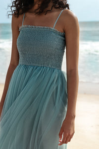 Women's Isa Maxi (blue ombre tulle)