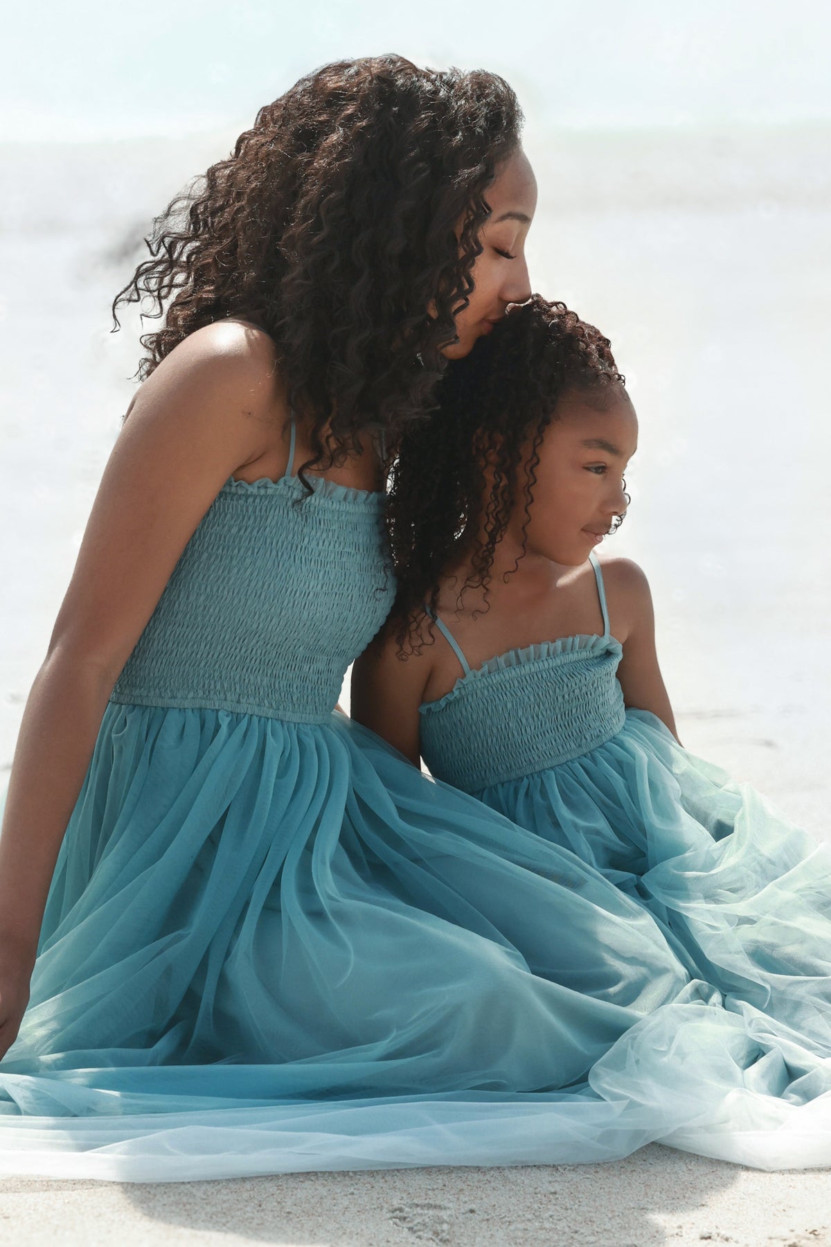 Women's Isa Maxi (blue ombre tulle)