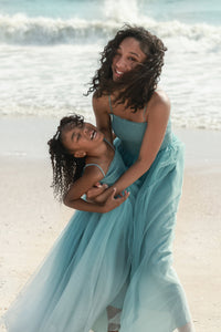 Women's Isa Maxi (blue ombre tulle)