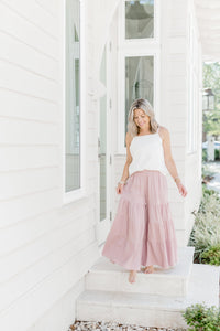 Women's Bella Maxi Pants (peony muslin)