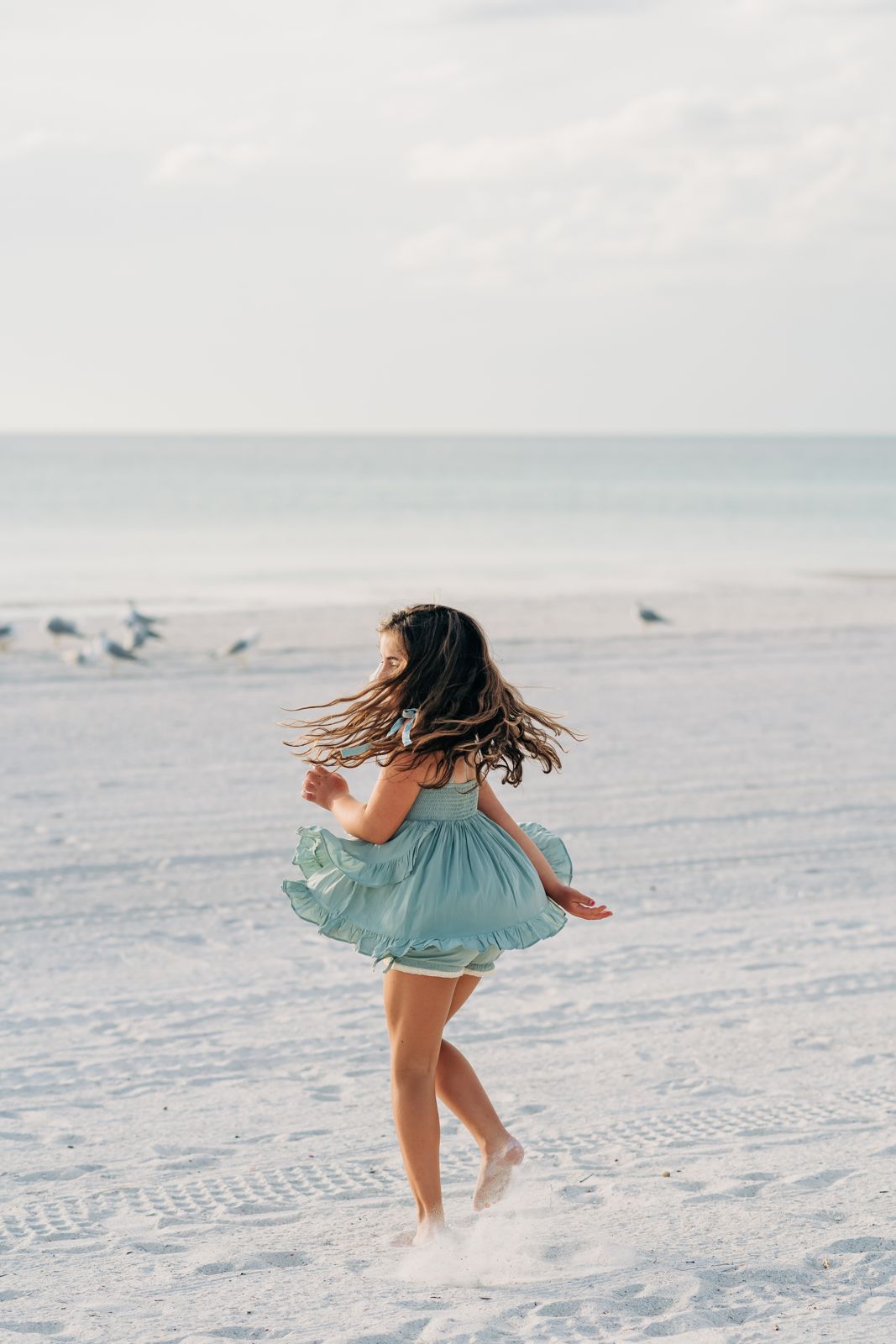 Penny Tunic Set (sage blue) FINAL SALE