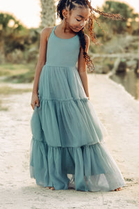 Wendy Dress (soft teal tulle)