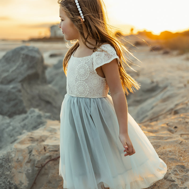 INDIE BLUE Dresses Aria Dress (airy blue tulle)