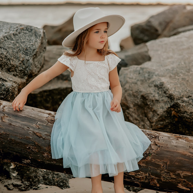 INDIE BLUE Dresses Aria Dress (airy blue tulle)