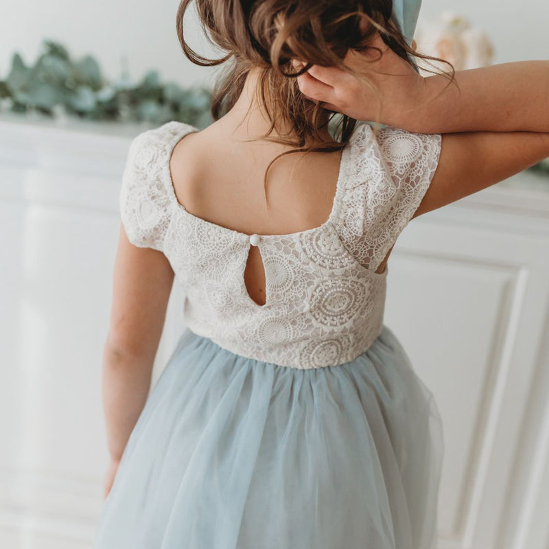INDIE BLUE Dresses Aria Dress (airy blue tulle)