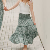 Bella Dress-Skirt (forest floral) FINAL SALE