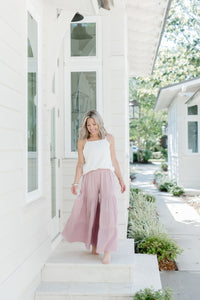 Women's Bella Maxi Pants (peony muslin)