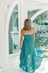 Women's Tessa Maxi (emerald linen)