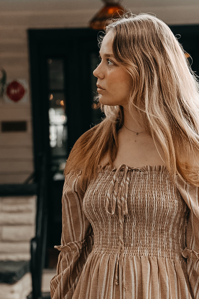 Women's Pippa Maxi (mocha stripe)