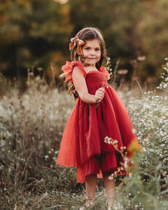 Juliet Tulle Dress (red)