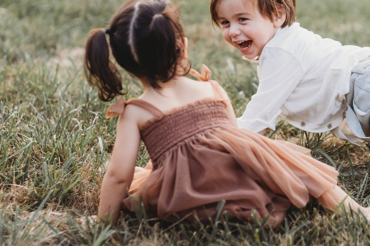 Isa Tulle Dress (cedar)