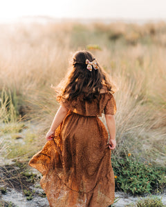 Leah Lace Dress (mocha)