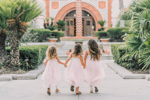 Tessa Dot Dress (blush) FINAL SALE