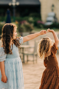 INDIE BLUE Dresses Karina Dress (mocha chiffon)