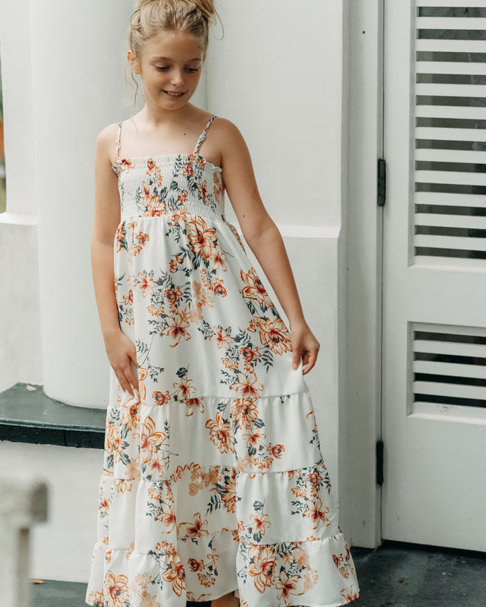 Stella Dress (earthy floral)