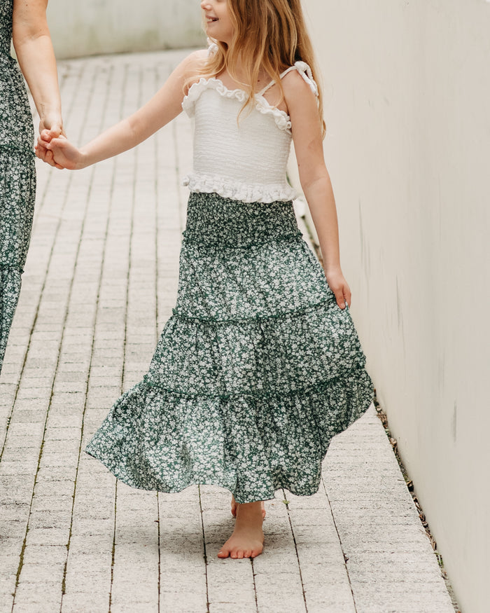 Bella Dress-Skirt (forest floral)