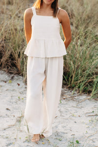 Women's Sadie Top (light ivory muslin) FINAL SALE