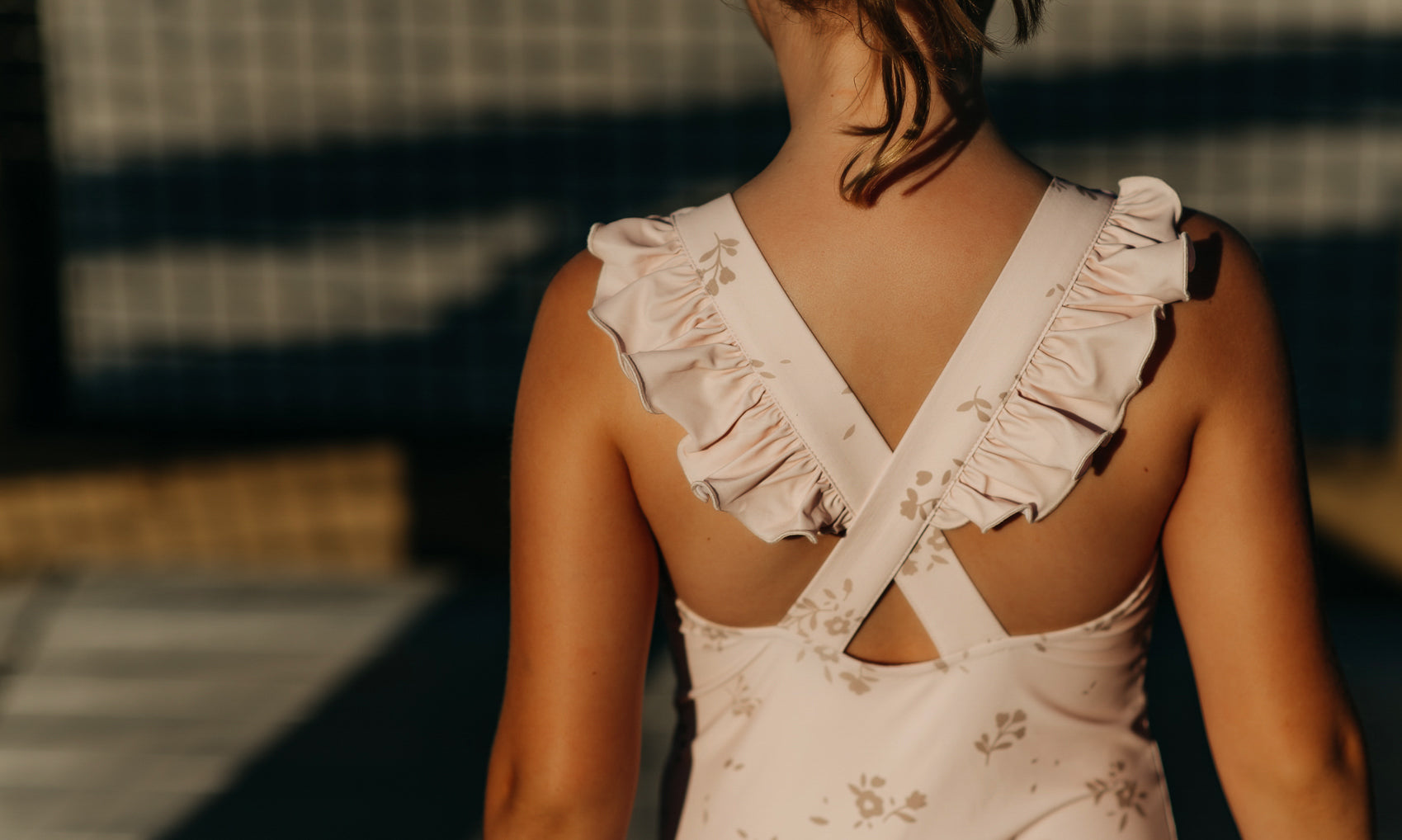 ワンピース rose charm cotton race mini onepiece rose charm cotton race mini onepiece – BUNNY APARTMENT