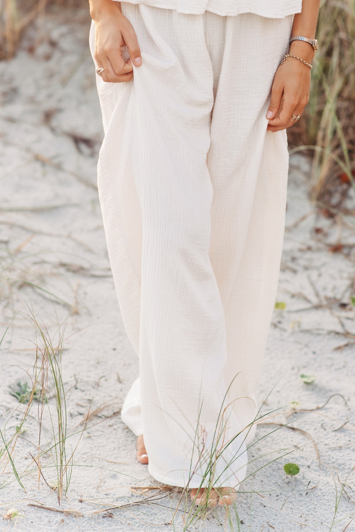 Women's Sadie Pants (light ivory muslin)