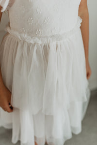 Emilia Dress (soft white tulle)