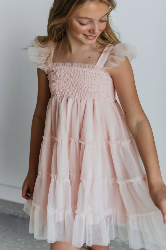 SS Girl's Dress Pia Dress (pretty pink tulle)