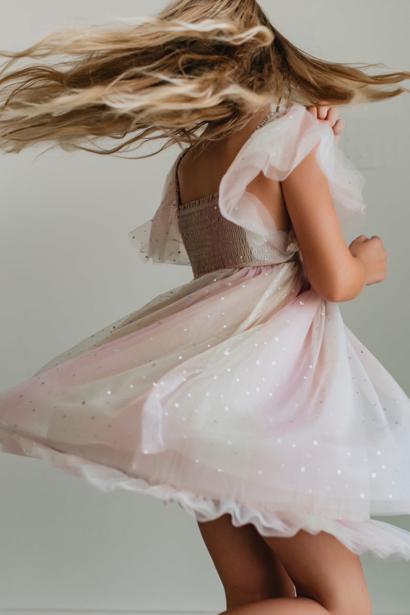 Fawn Dress (rainbow tulle)