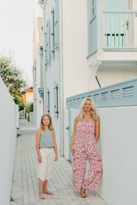 Women's Stevie Romper (plum leaf)