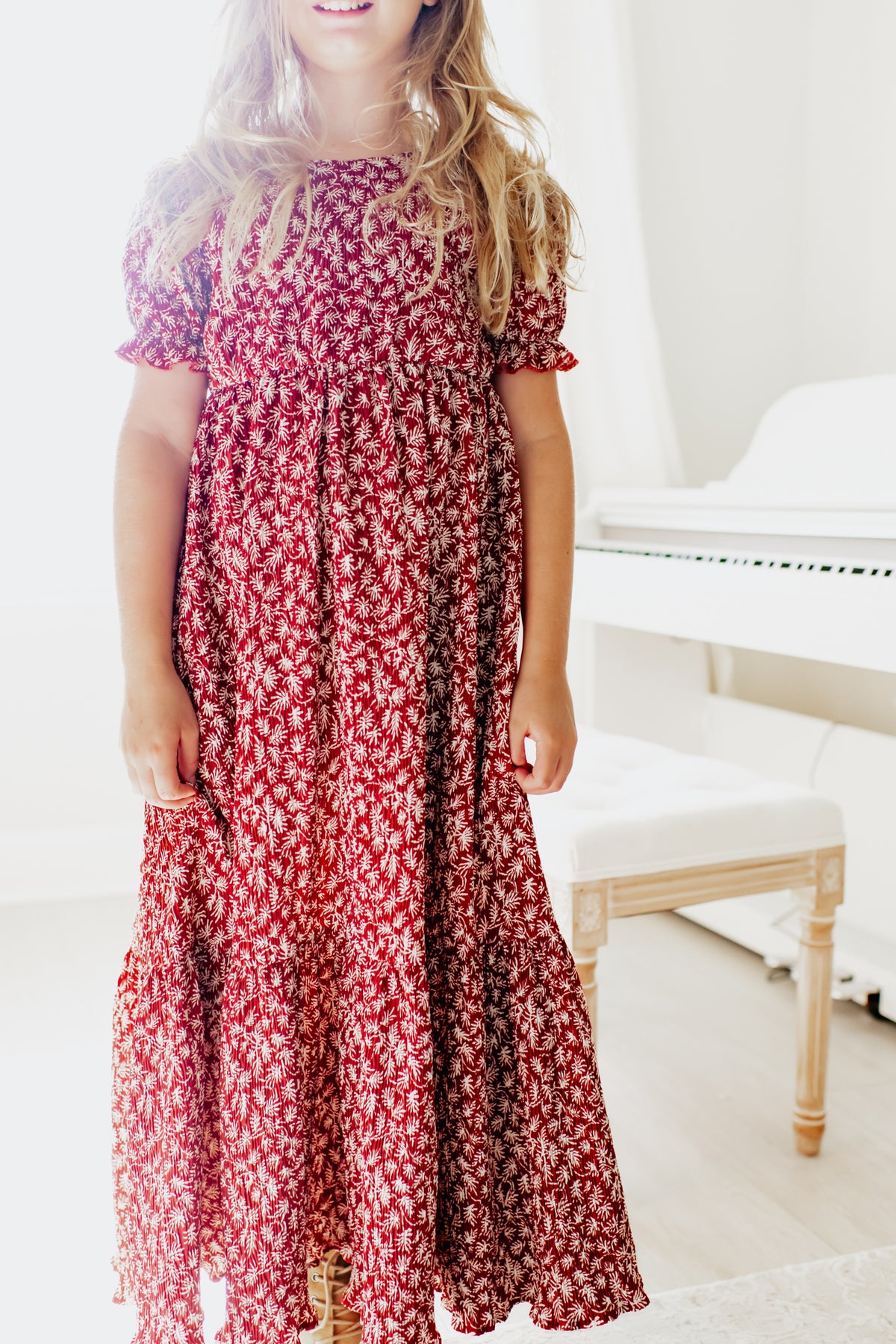 Mae Maxi Dress (whimsy red) PREORDER