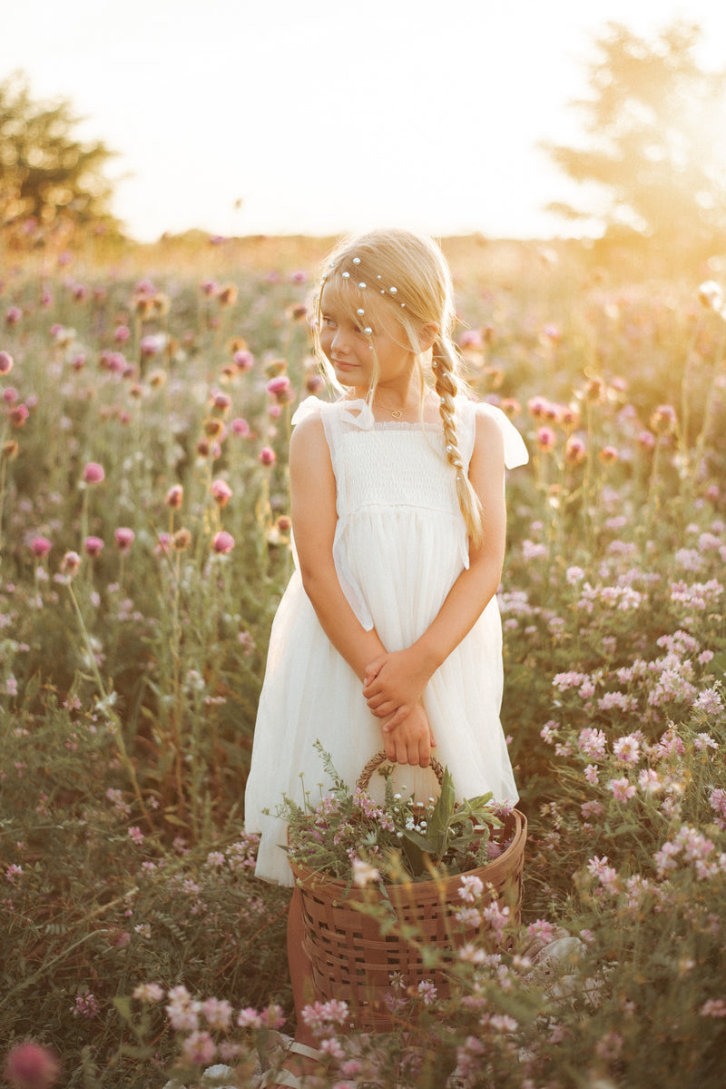 Isa Tulle Dress (antique ivory)