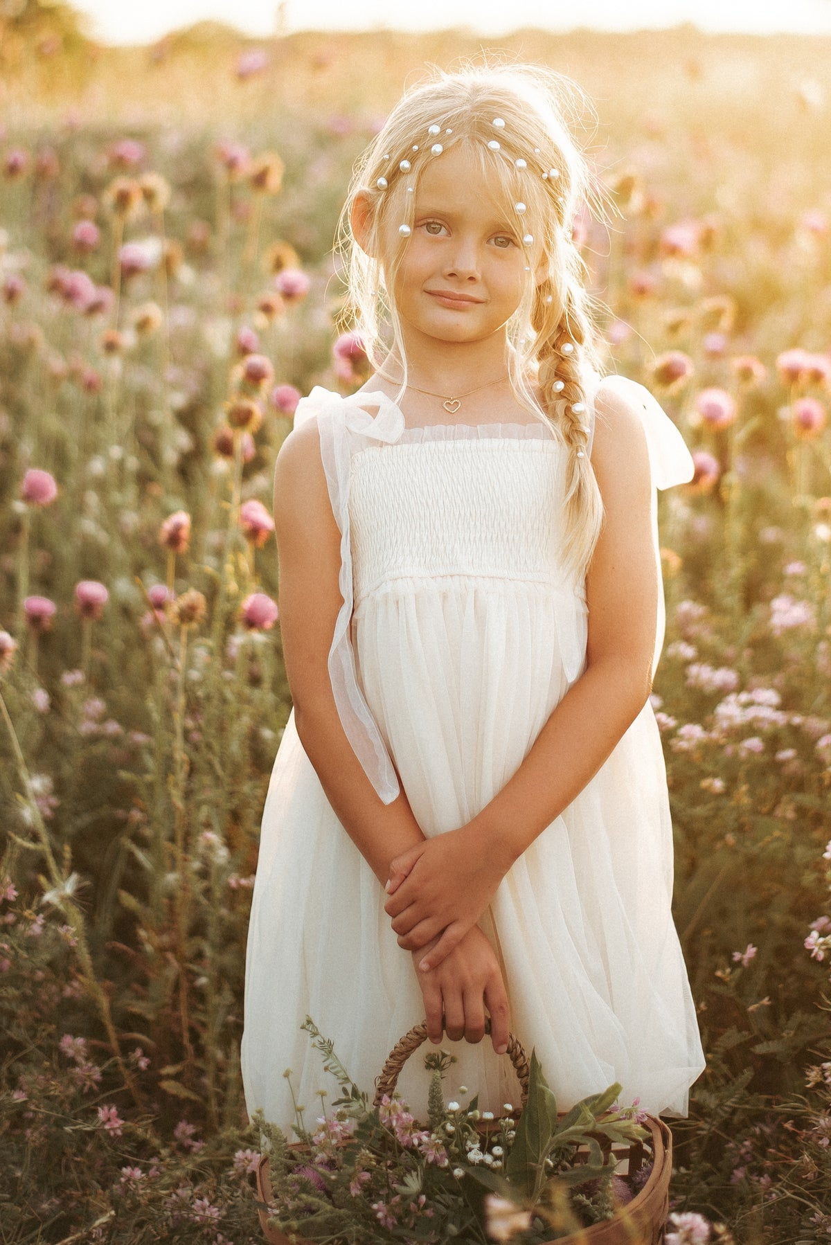 Isa Tulle Dress (antique ivory)