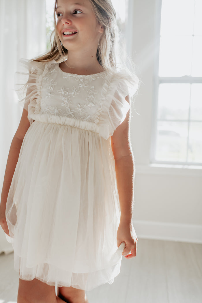 Kaitlyn Tulle Dress (ivory) PREORDER