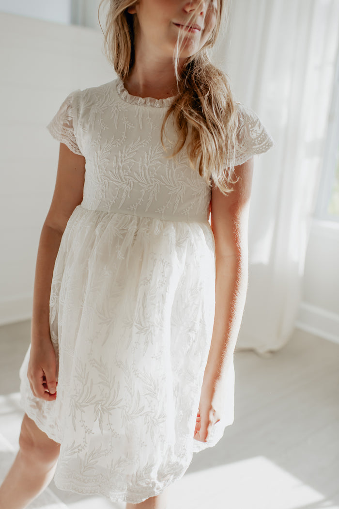Tabatha Lace Dress (ivory) PREORDER