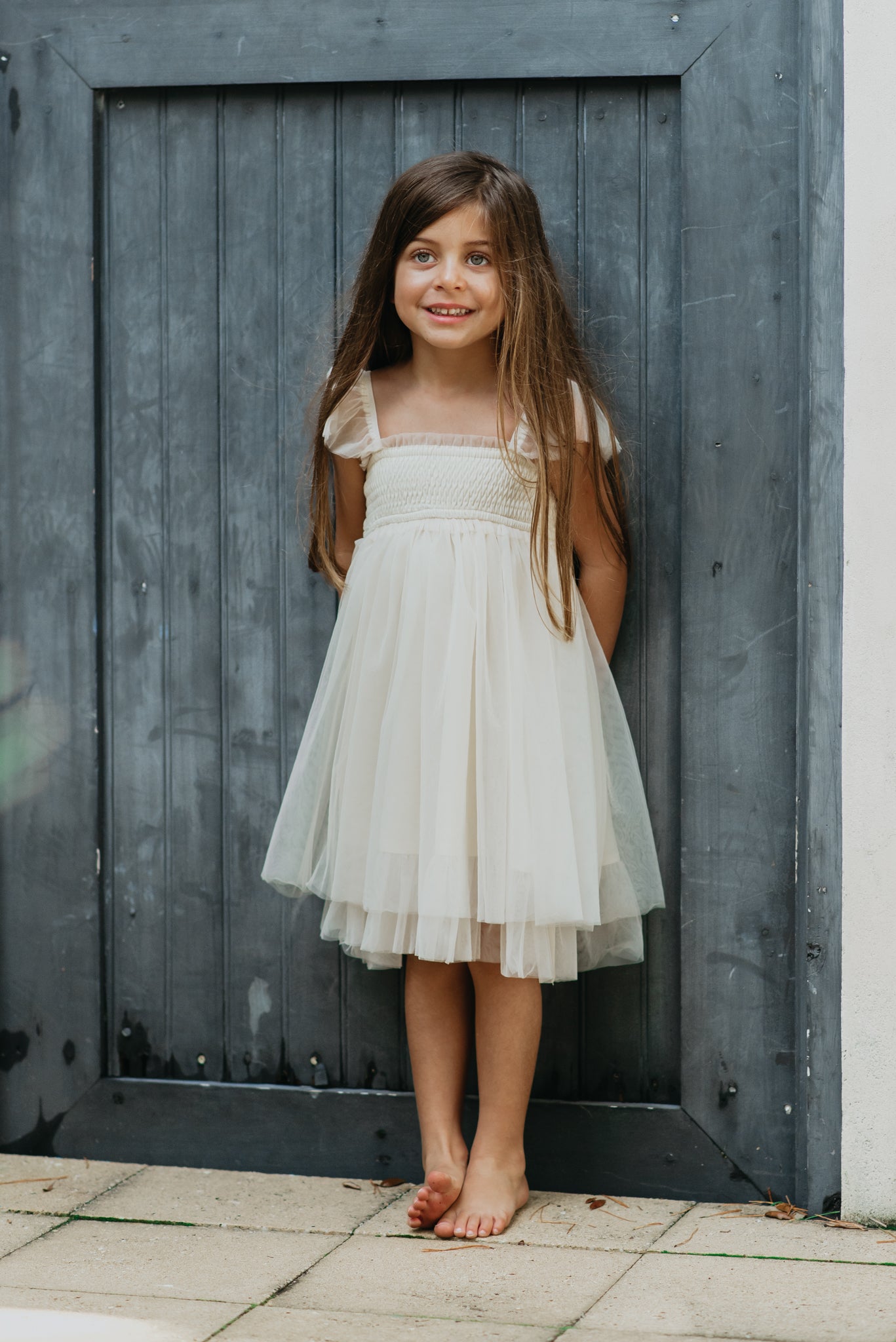 Juliet Dress (antique ivory tulle) – INDIE BLUE