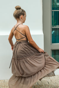 Wendy Dress (mocha tulle)