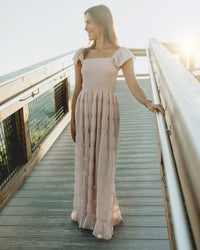 Women's Marabella Dress (soft pink chiffon)