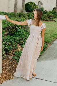 Women's Marabella Dress (soft pink chiffon)