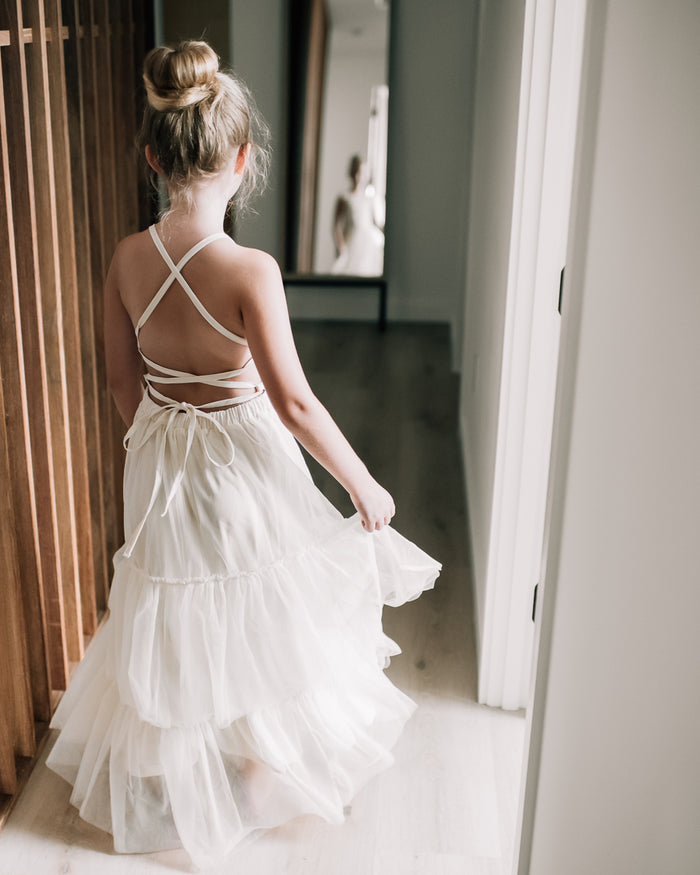 Wendy Tulle Dress (ivory)