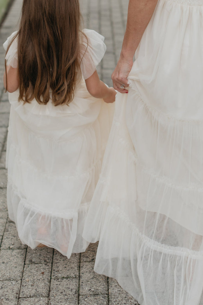 Marabella Dress (antique ivory tulle)