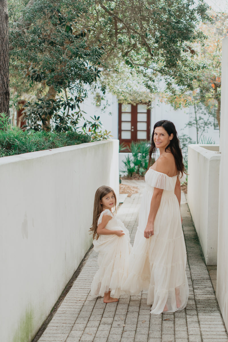 Marabella Dress (antique ivory tulle)