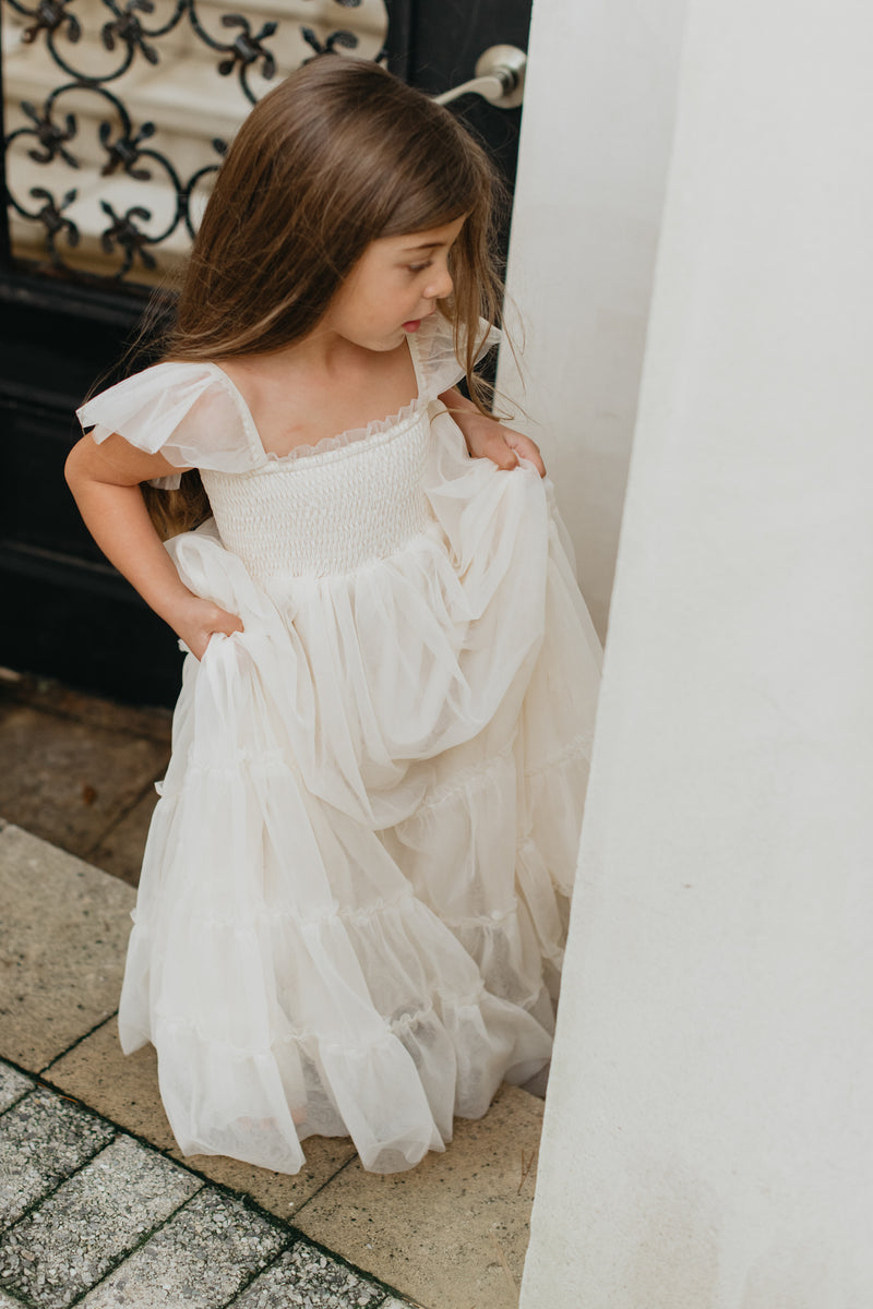 Marabella Dress (antique ivory tulle)