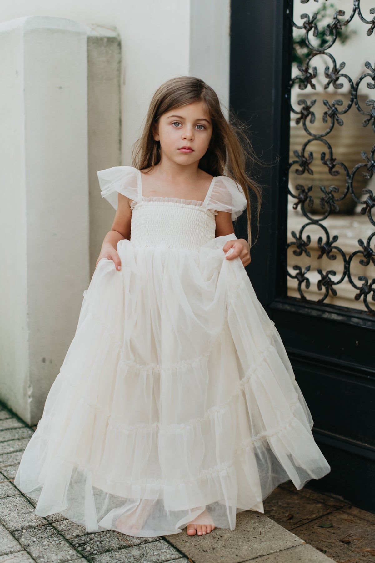 Marabella Dress (antique ivory tulle)