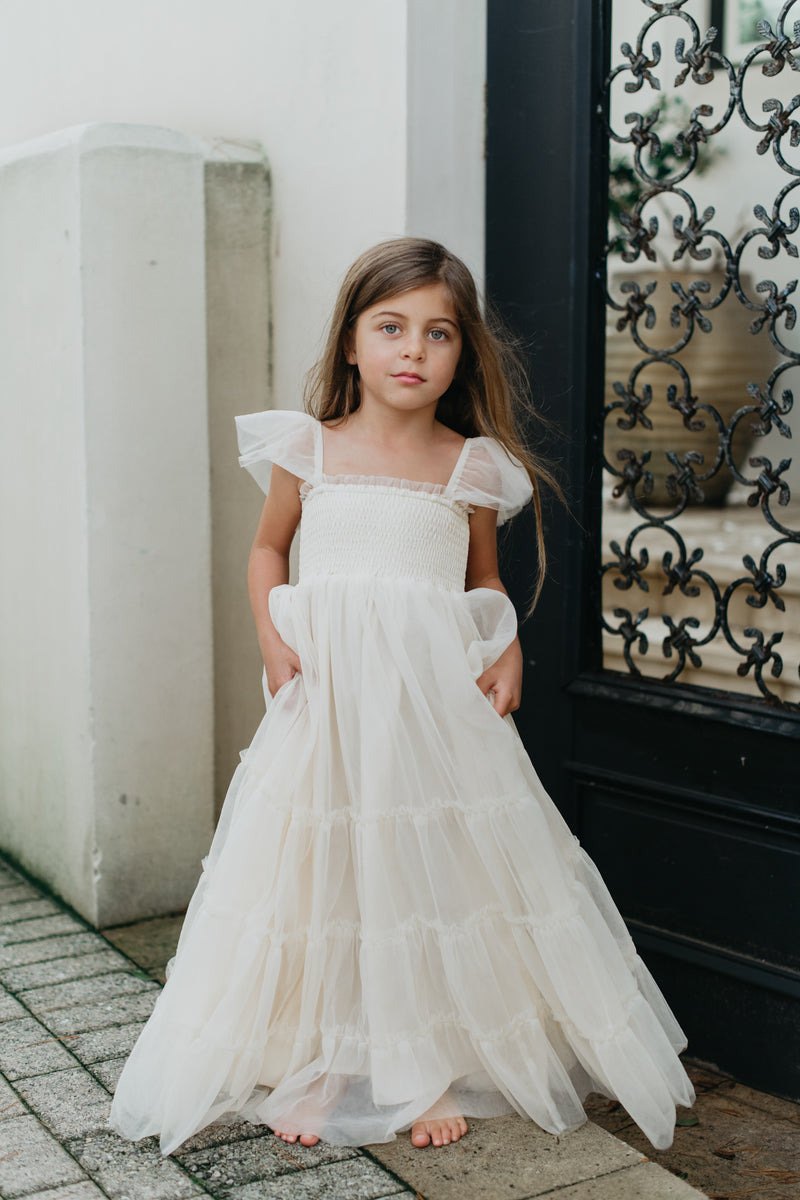 Marabella Dress (antique ivory tulle)