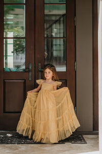 Marabella Dress (saffron tulle)