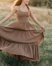 Women's Wendy Dress (mocha muslin)