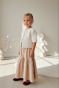 SS Girl's Bottoms Bella Maxi Pants (latte muslin)
