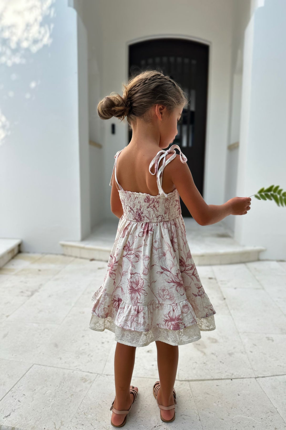 SS Girl's Dress Everleigh Dress (floret pink)
