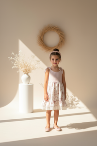 SS Girl's Dress Everleigh Dress (floret pink)