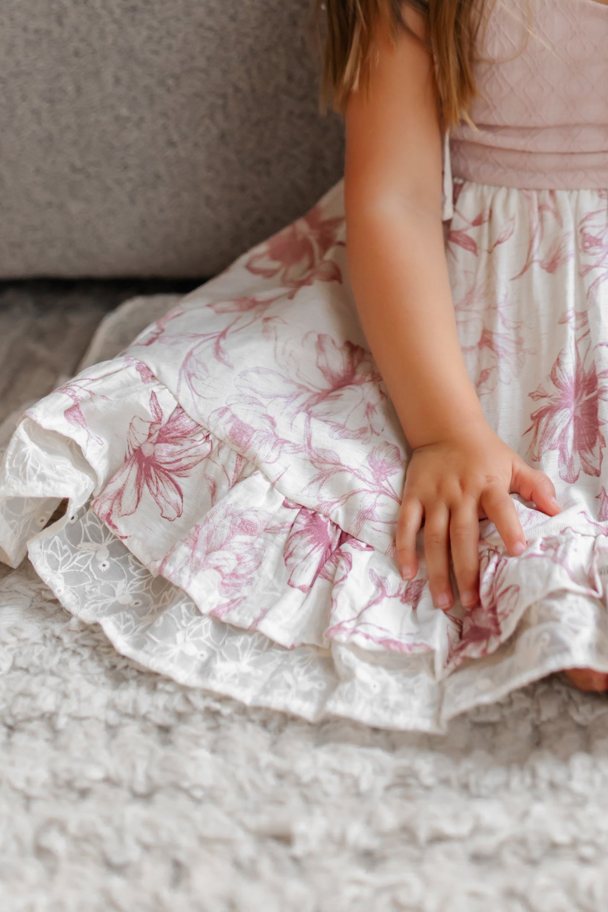 SS Girl's Dress Everleigh Dress (floret pink)