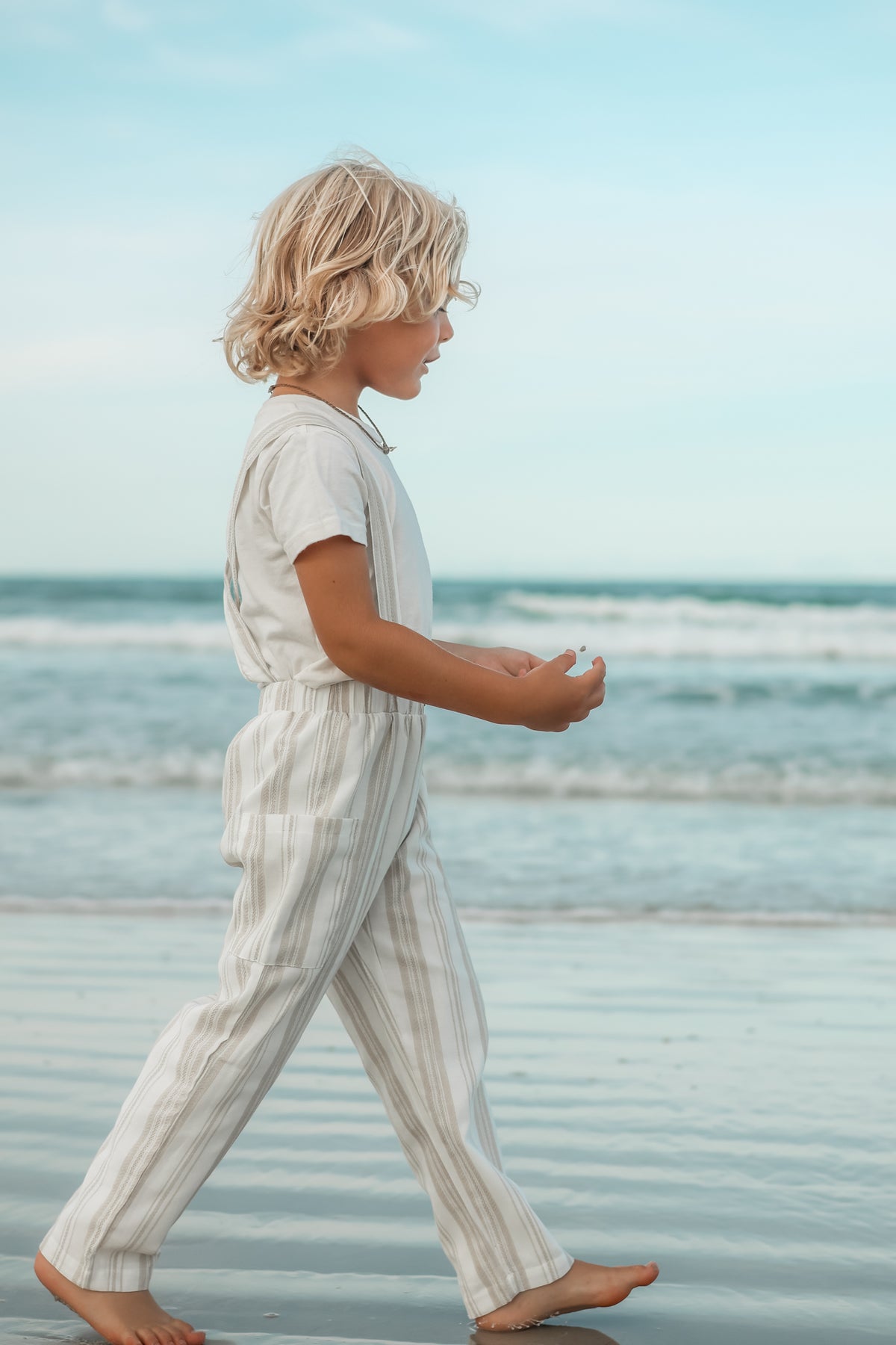 SS Boy's Bottoms Finn Pants (desert stripe linen)