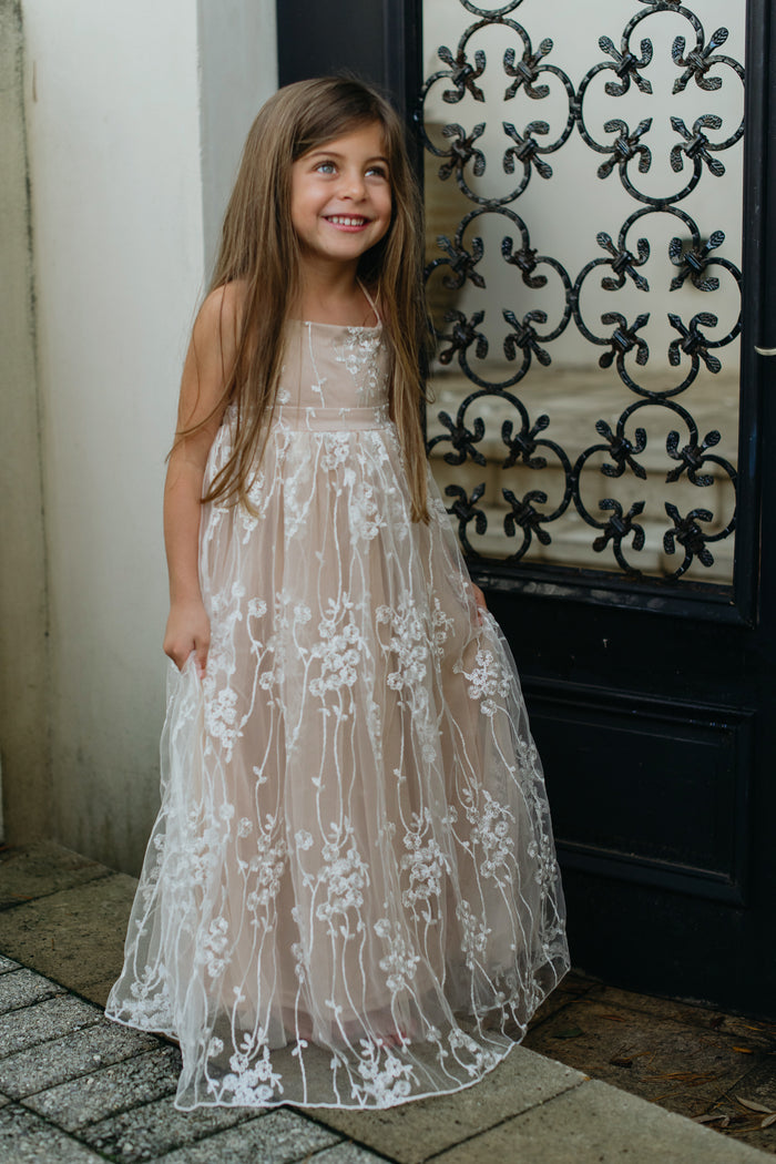 Fiona Lace Dress (natural) 4T Fiona Lace Dress (natural) 4T